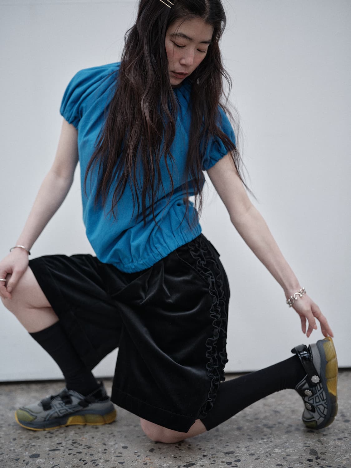 SAENGIN STUDIOS volume shirring top 상품이미지5