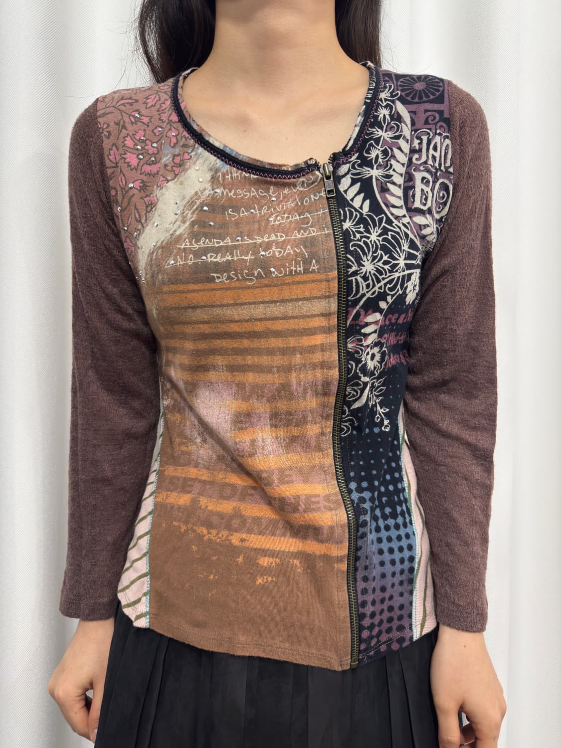 skinny minnie design top 상품이미지1