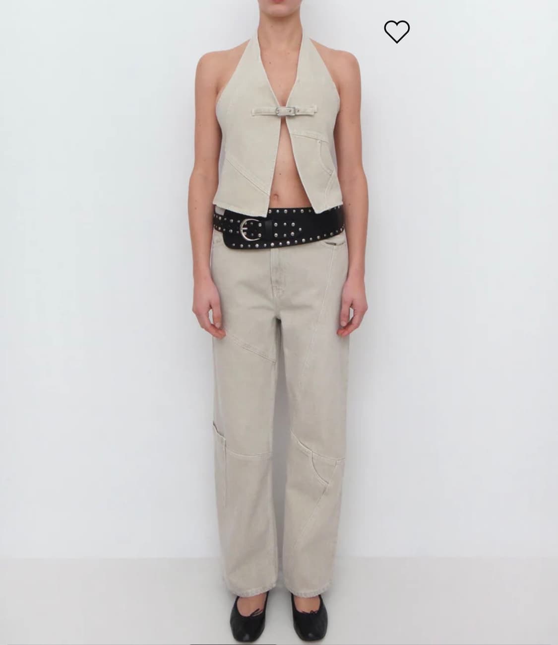 기마구아스 베벌리 팬츠 베이지 34 상품이미지3