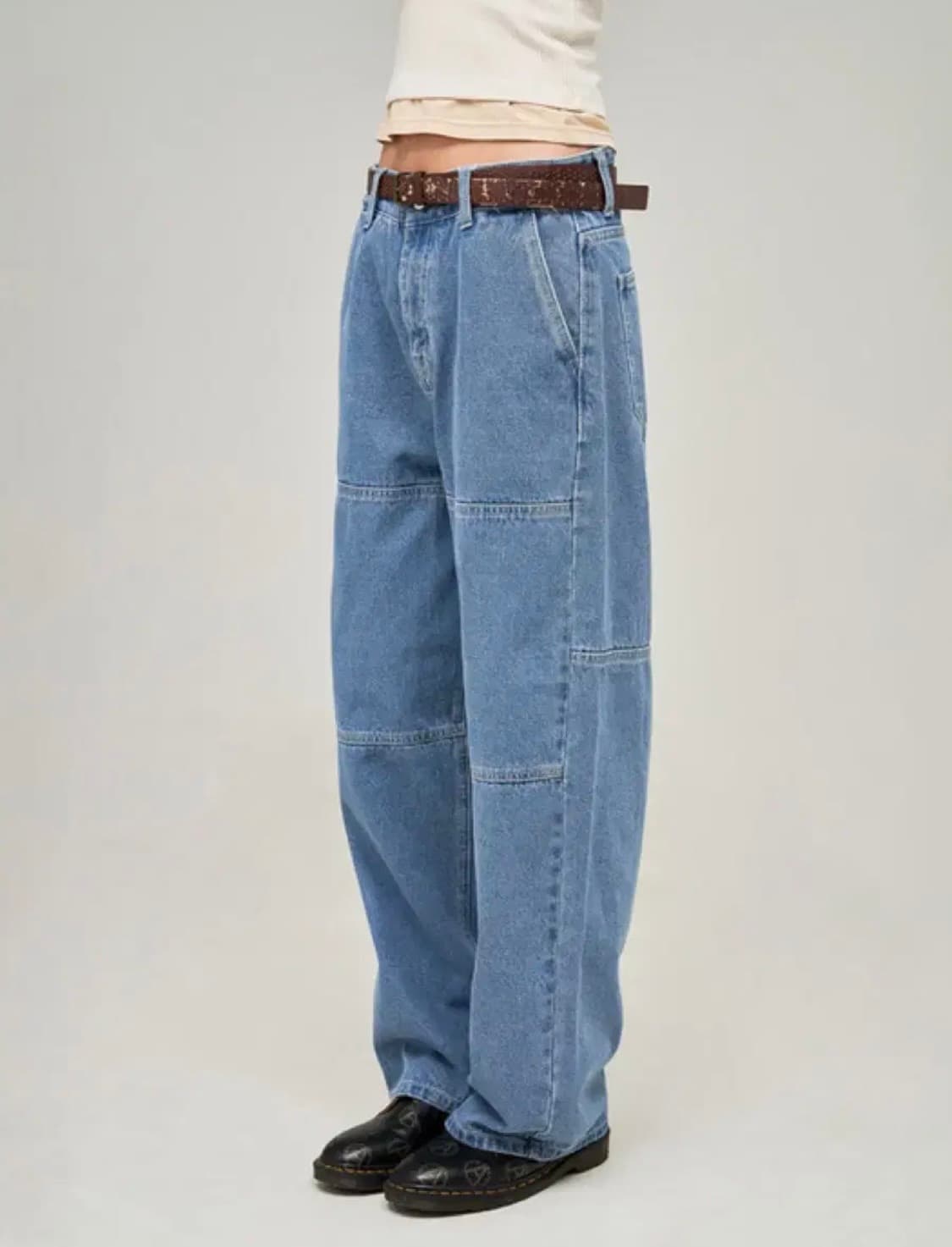 딥센스 절개 워싱 청바지 상품이미지1