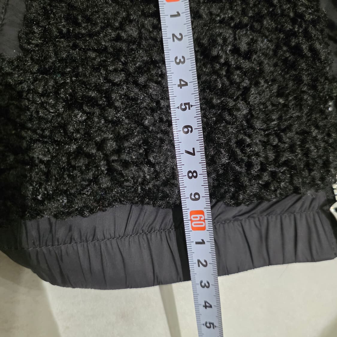 M.U SPORTS 뽀글이 후드 조끼 XL 블랙 상품이미지9