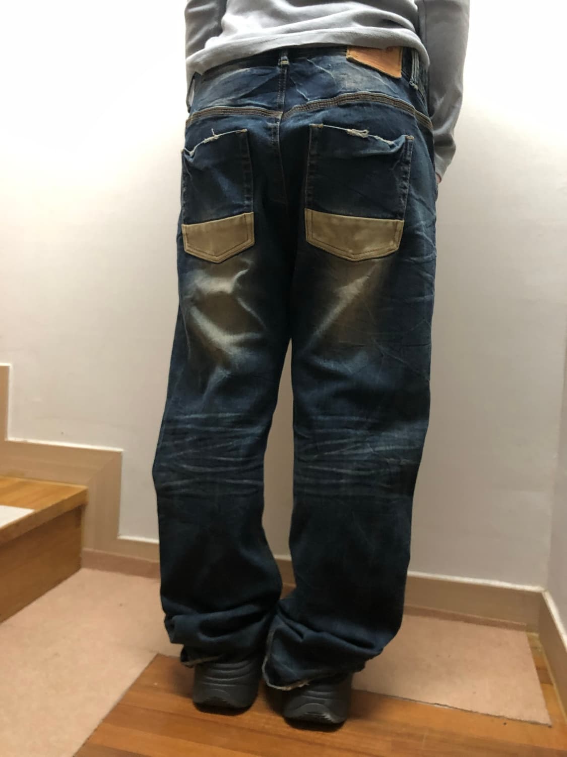빈티지 지프 펑크 워싱 데님 팬츠 상품이미지8