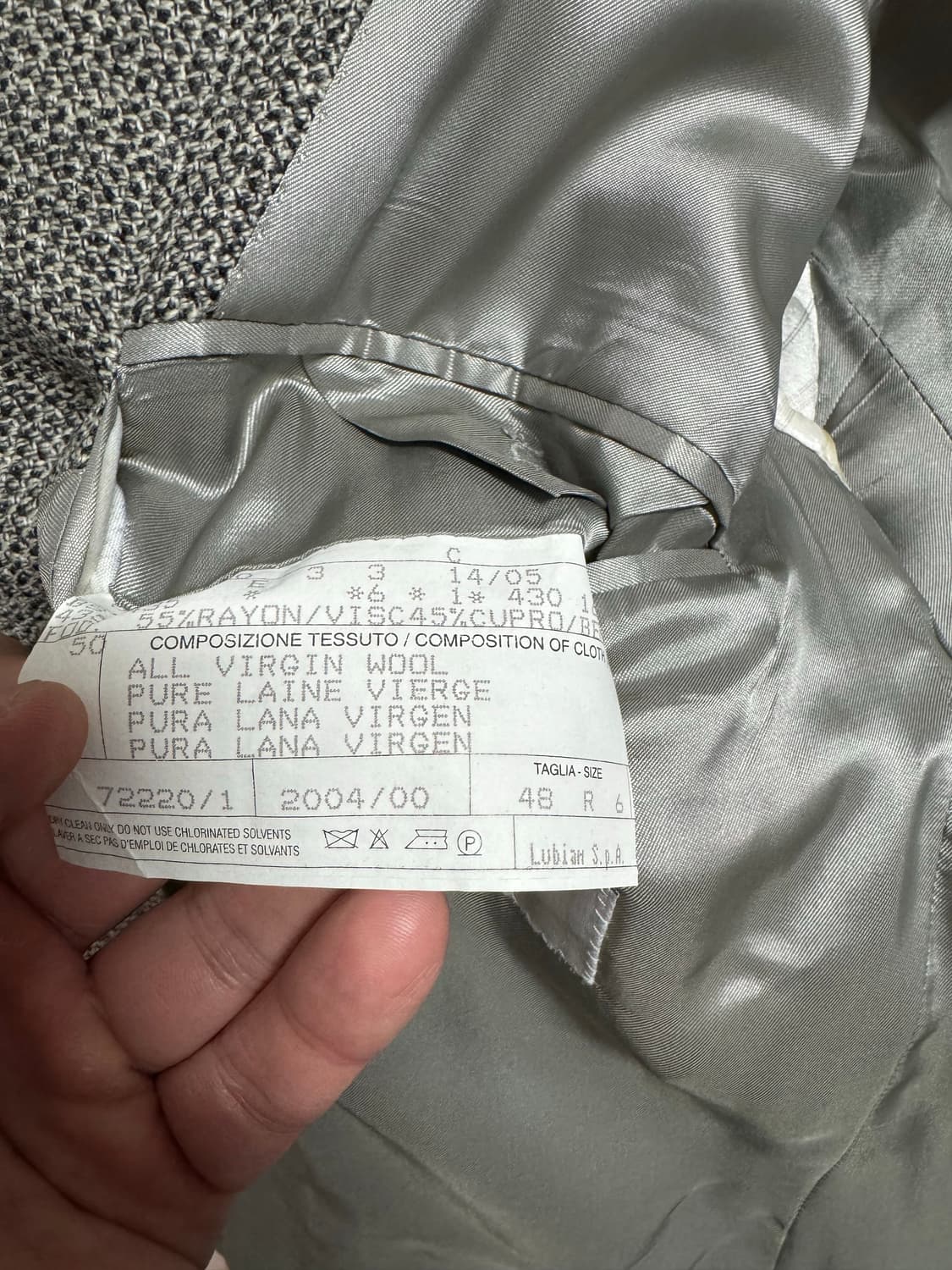 루비암 1911 버진울 트위드 자켓 상품이미지6