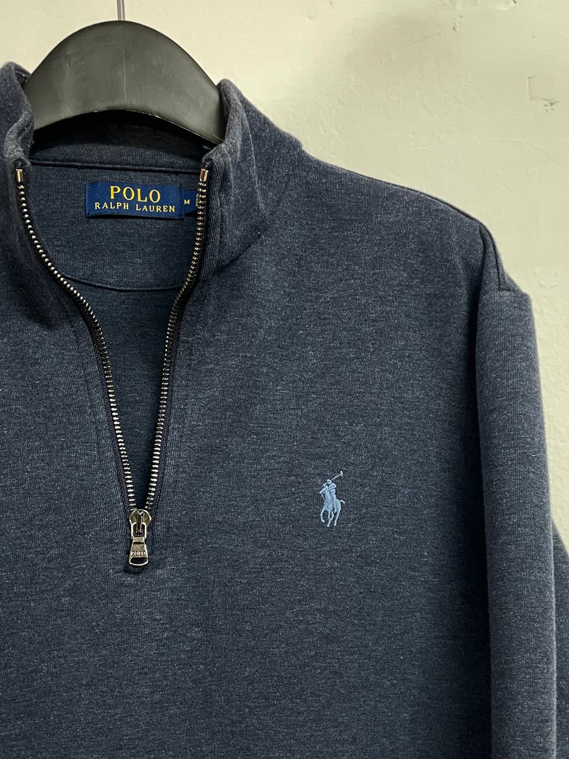 폴로 랄프로렌 네이비 반집업 맨투맨 (on.131)    상품이미지3