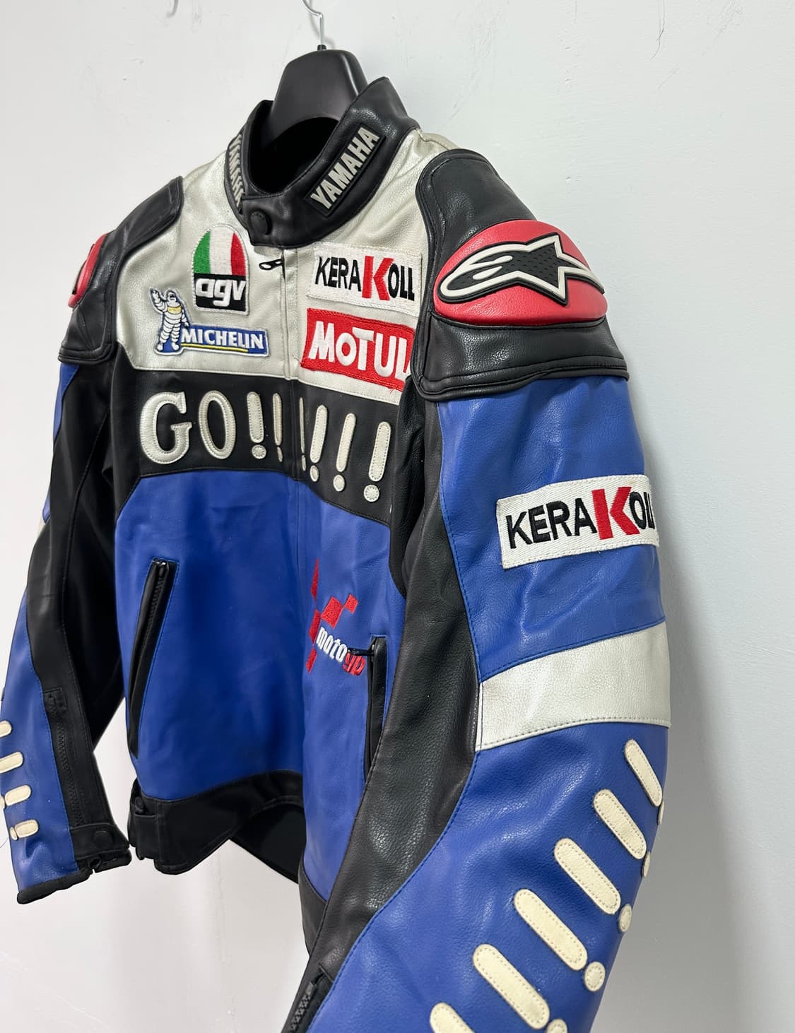 DUHAN motorsports leather lacing jacket 상품이미지8