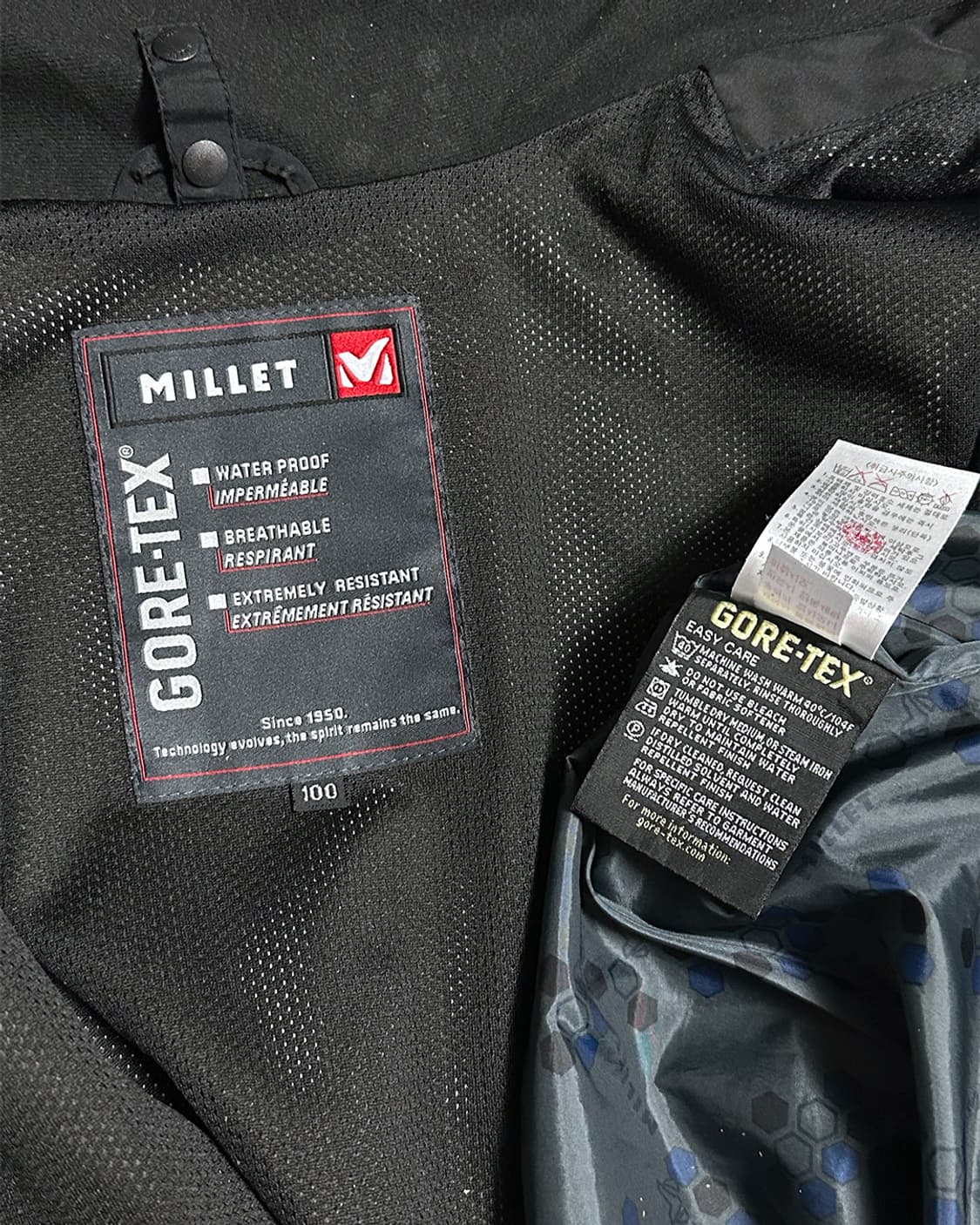 밀레 고어텍스 바람막이 상품이미지4