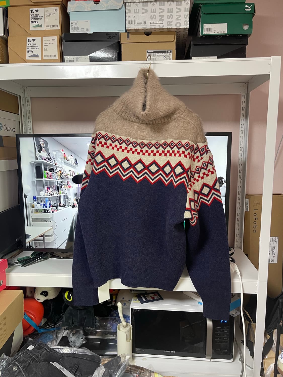 파세타즘 레이어드 노르딕 니트 상품이미지3