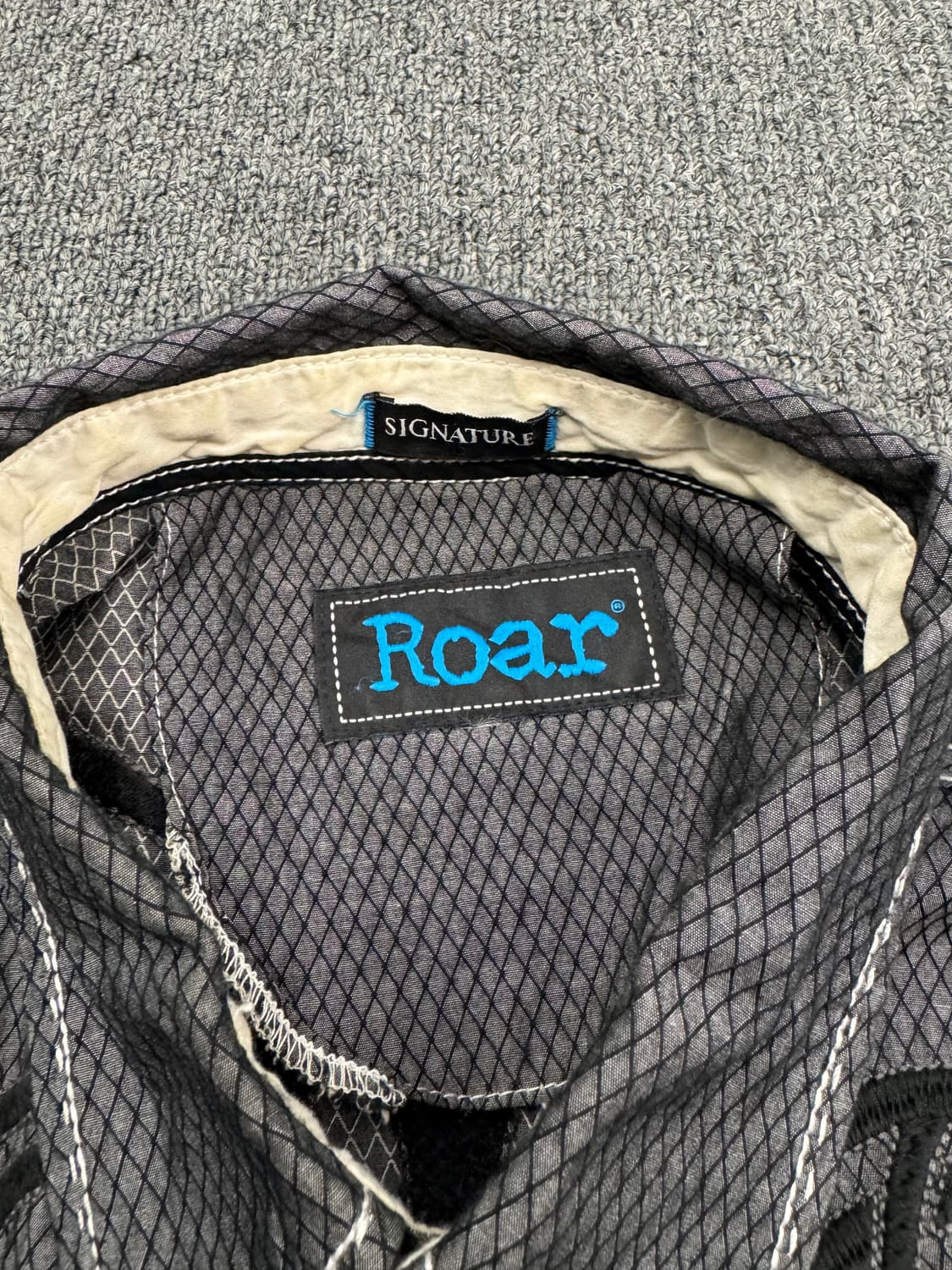 OS)Roar 빈티지 패턴 자수 긴팔셔츠 상품이미지4