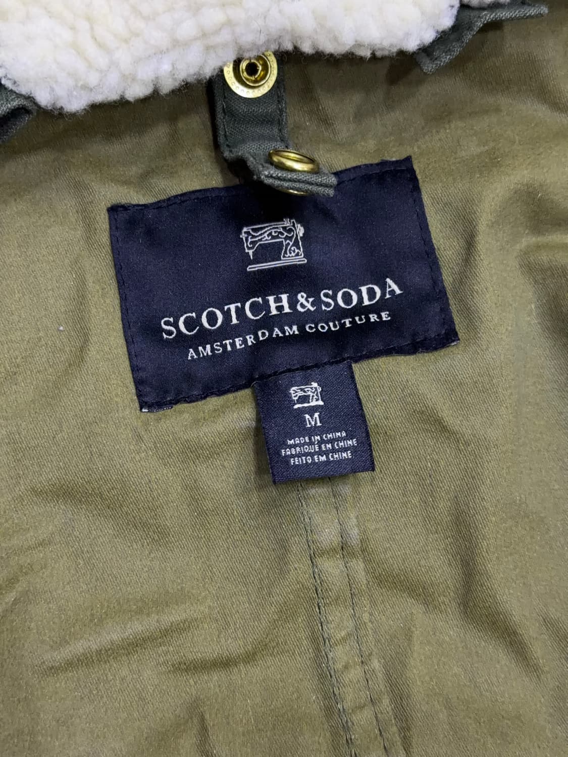 스카치앤소다 피쉬테일 M65 파카 후드 야상자켓 올리브 M 상품이미지10