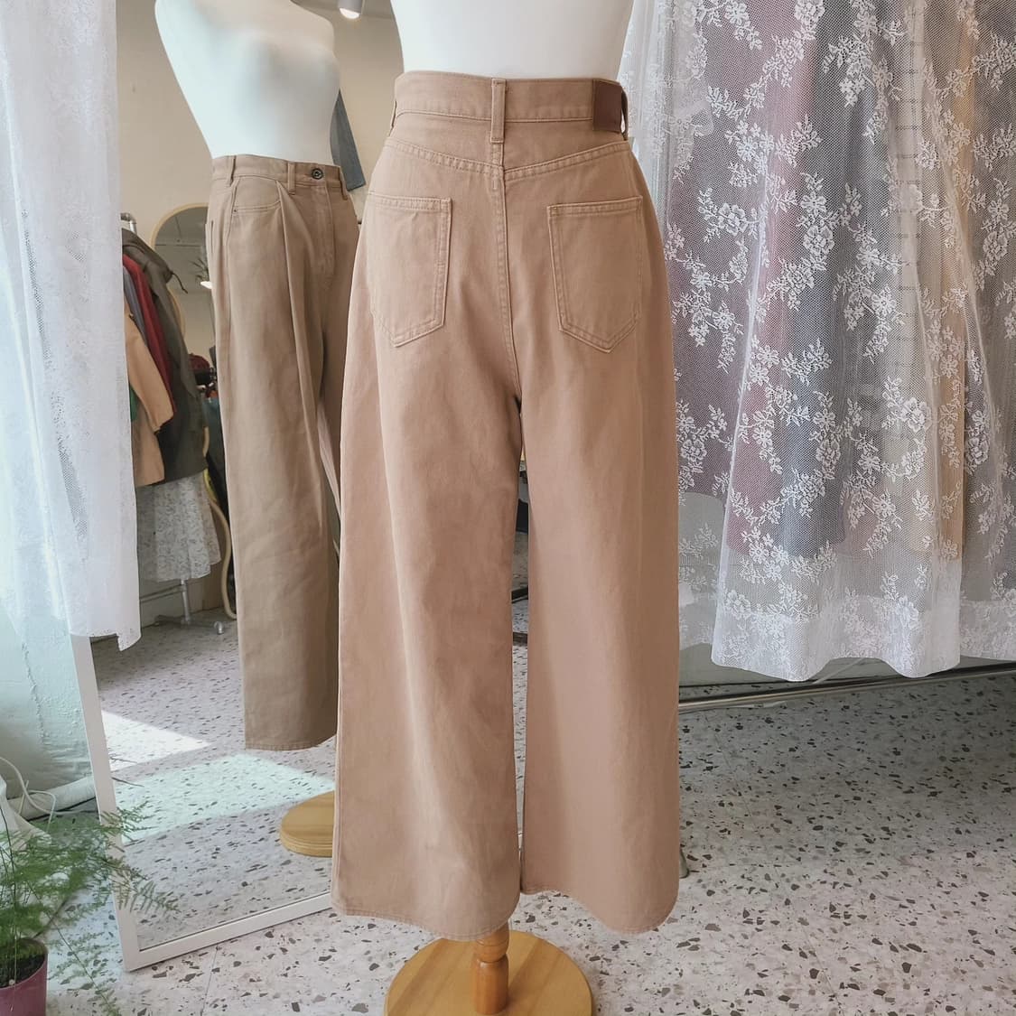 Jeanasis 핀턱 베이지 진(Japan made) 상품이미지9