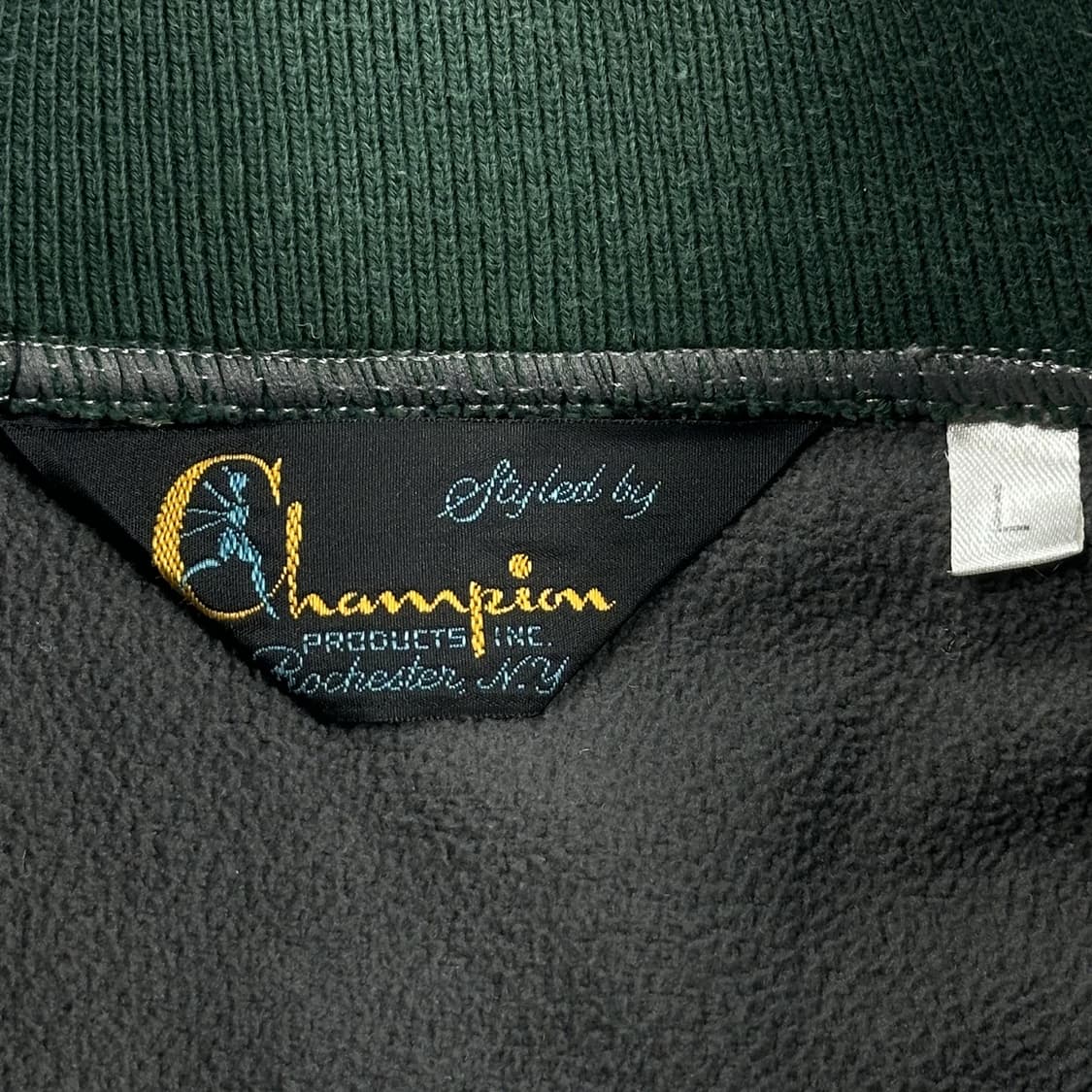 챔피온 재팬 차콜 버튼 후리스 자켓 (L) 상품이미지10