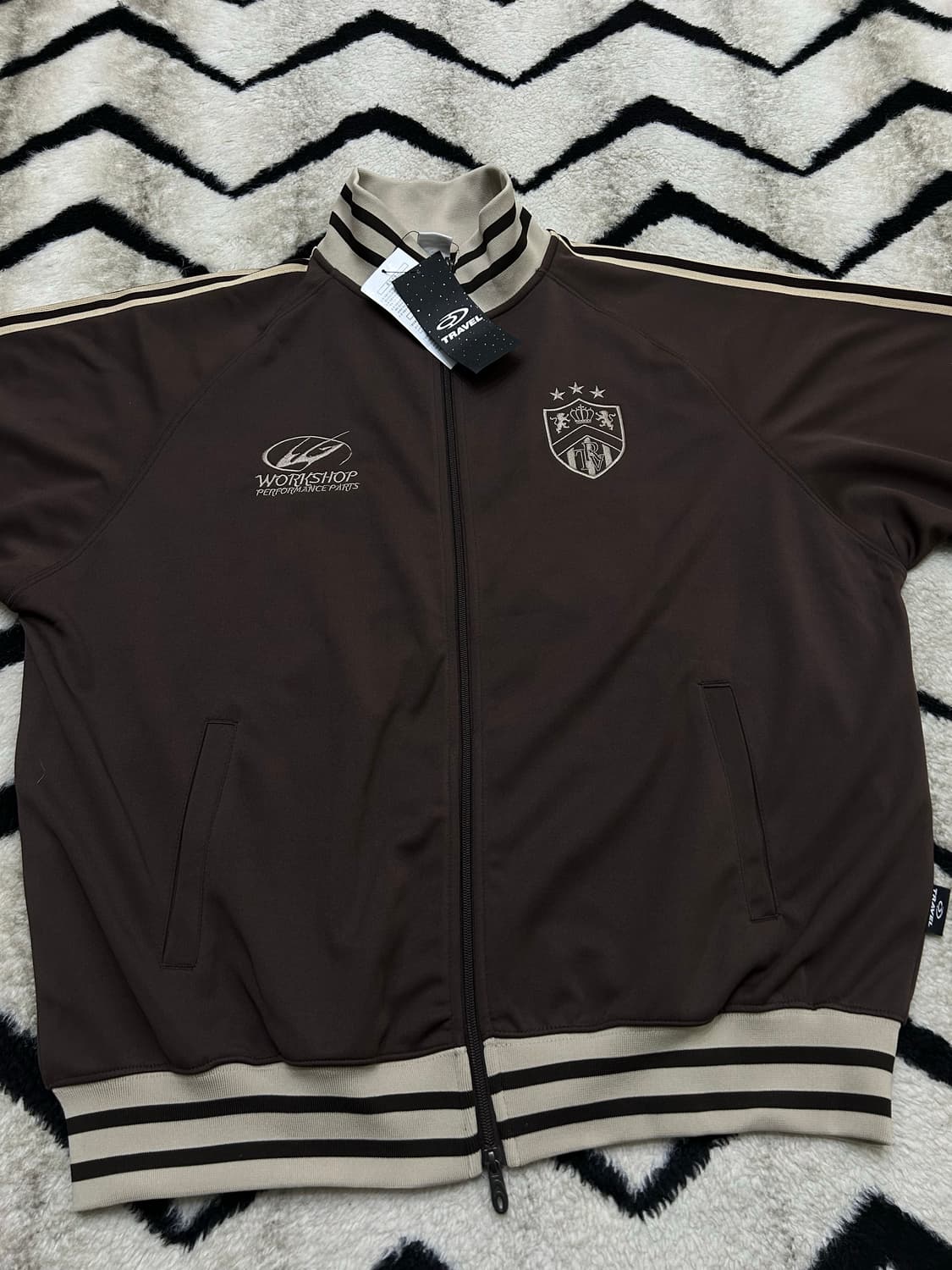 [L]트래블 오버핏 져지/브라운 상품이미지3