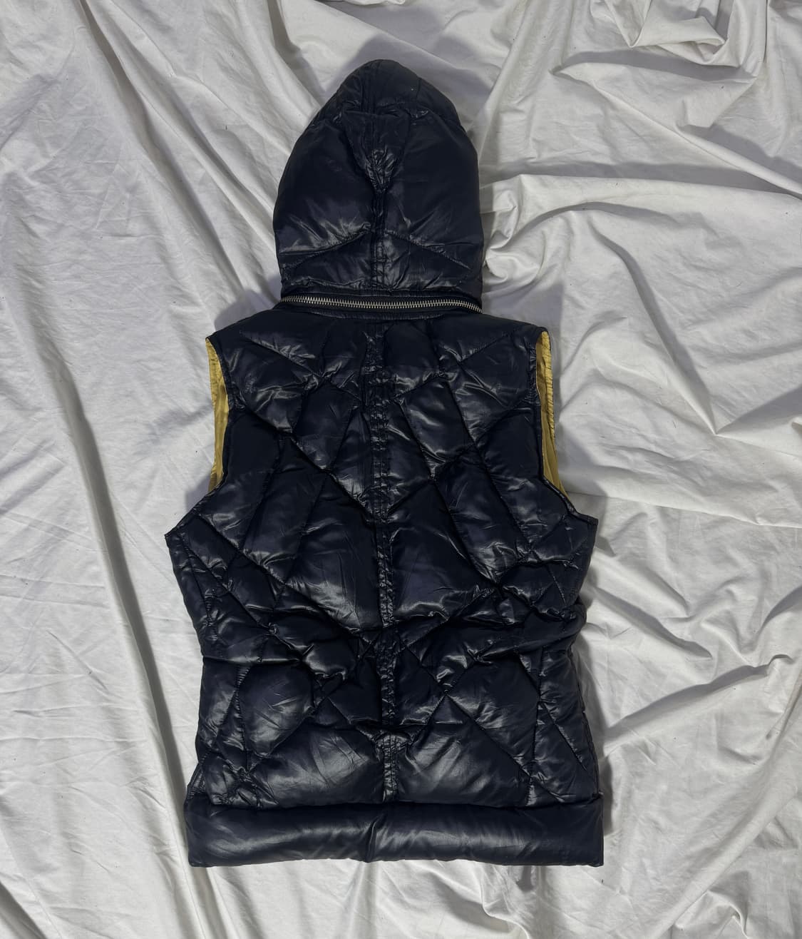 빈티지 입체 퀼팅 다운 베스트 y2k lgb goa 상품이미지3