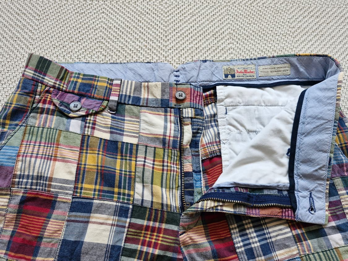 폴로 랄프로렌 마드라스 패치워크 쇼츠  상품이미지3