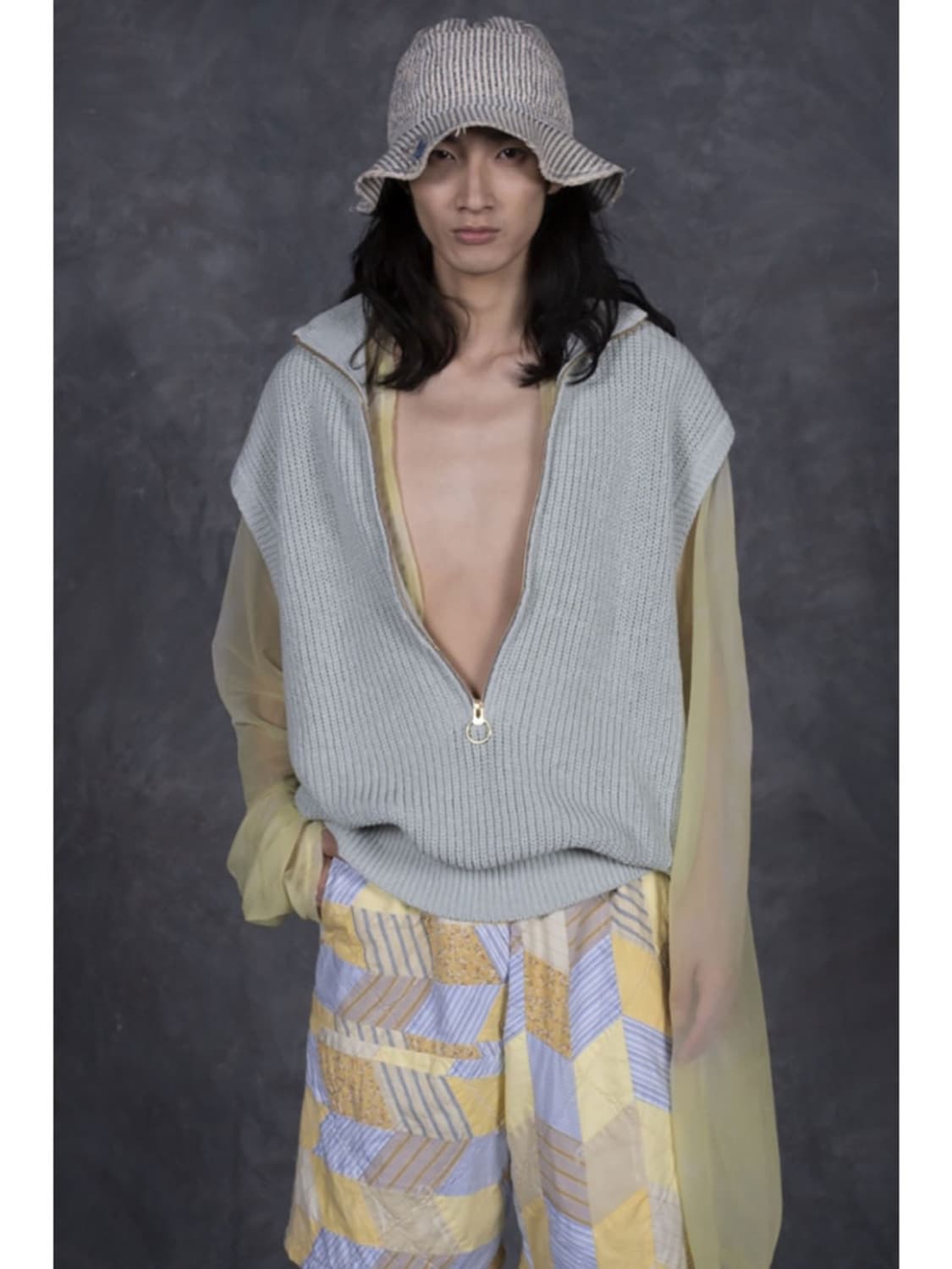 KAPITAL 캐피탈 모자 10oz 히코리 노인과 바다 버킷 햇 상품이미지9