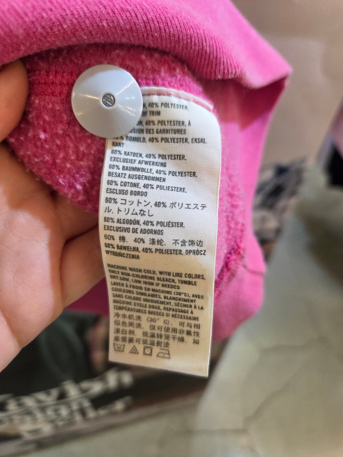 홀리스터 핑크 후드티 상품이미지6