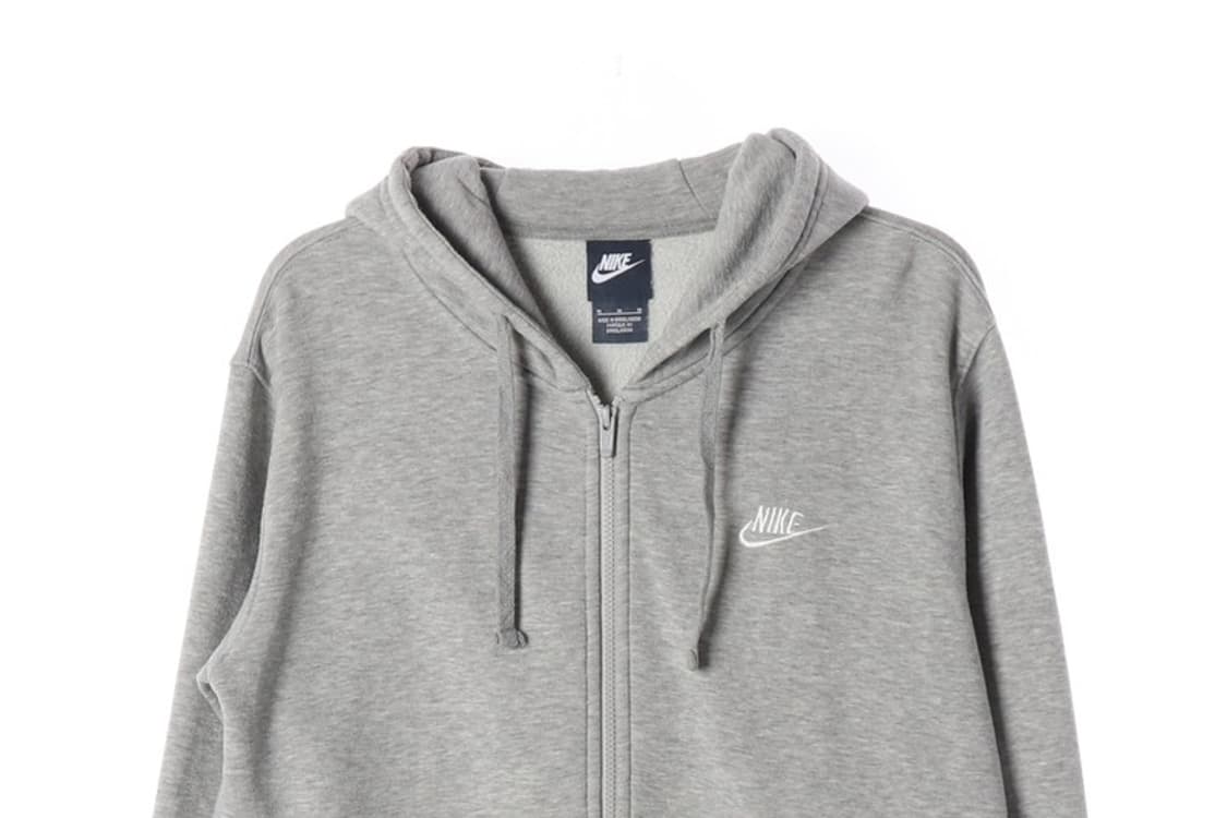 나이키 스우시 베이직 그레이 후드집업 M 상품이미지3