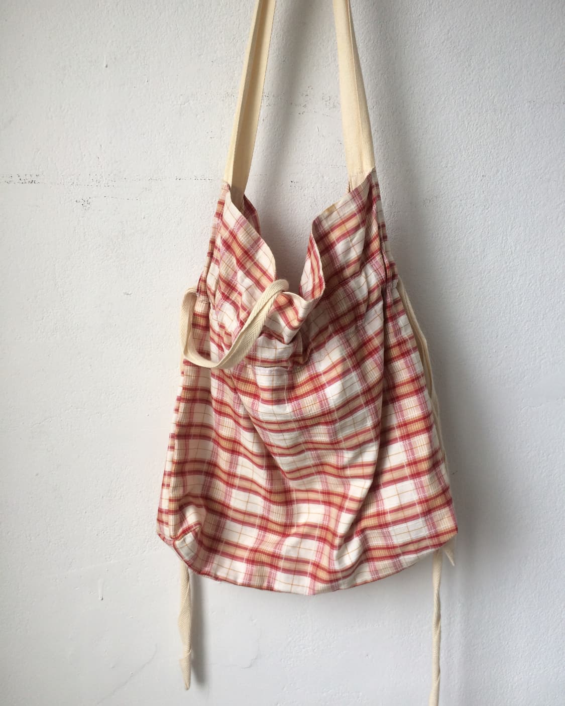 check pattern tote bag 상품이미지3
