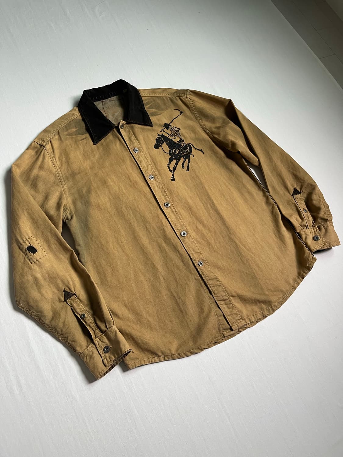 Vintage Remake Linen Blended Shirt 상품이미지1