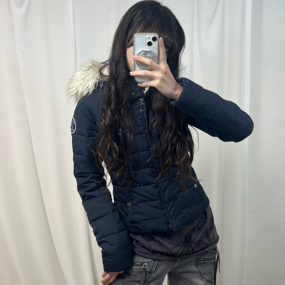 Abercrombie Navy Wolf-Jaw Padding  상품이미지2