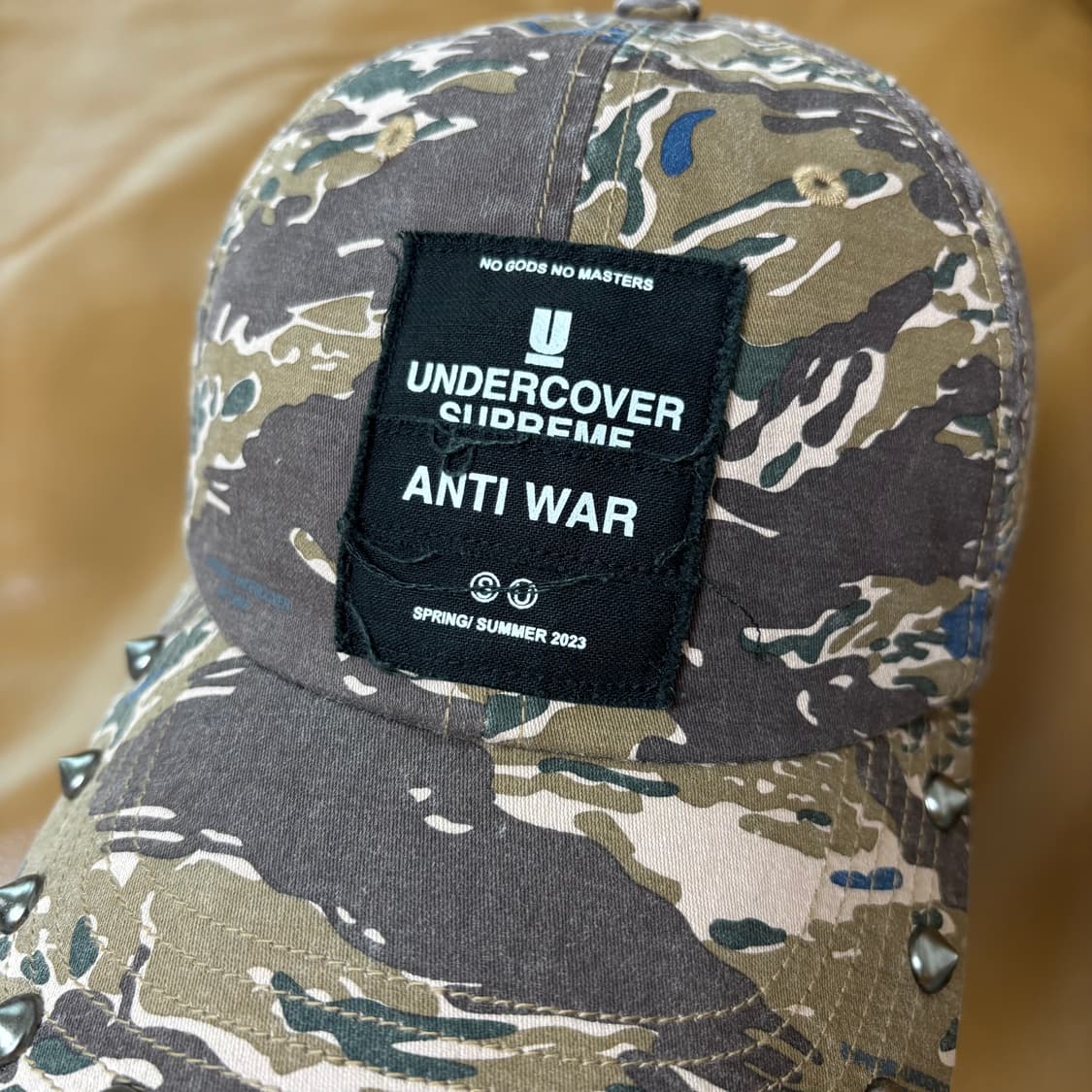 슈프림 언더커버 6패널 볼캡 모자 스터드 카모 상품이미지3