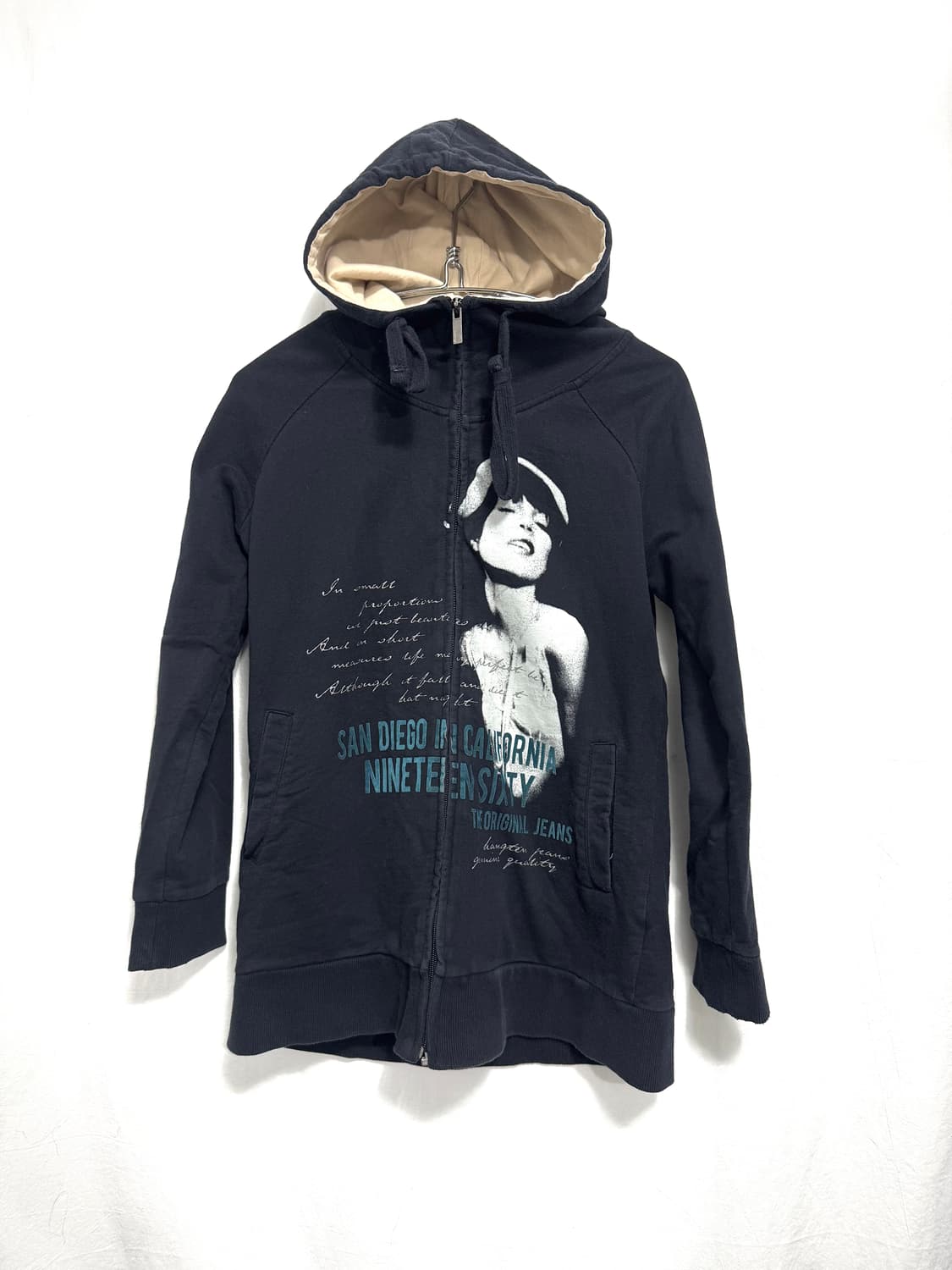 Vintage printing hood zip up 상품이미지1