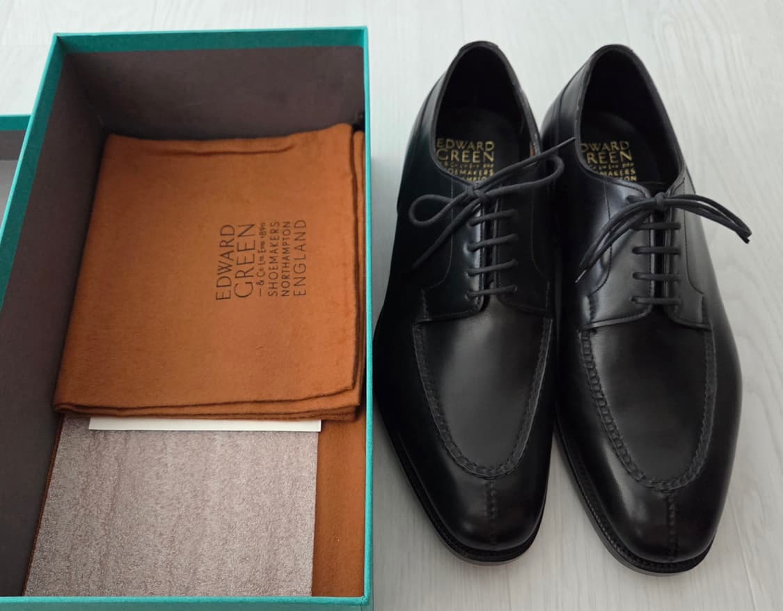 에드워드그린 도버 블랙 606last 8.5/9F H/AF솔 상품이미지2