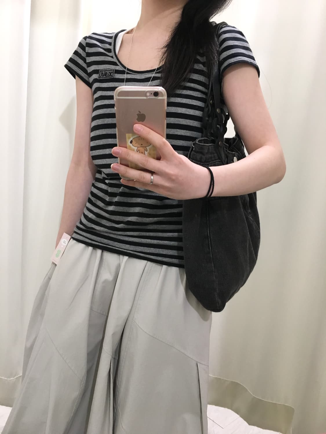 X-girl stripe t-shirt 상품이미지2