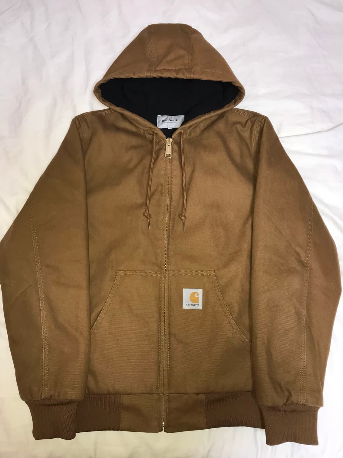 칼하트 WIP 액티브 자켓 해밀턴 브라운 리지드 - 윈터 S사이즈 상품이미지1