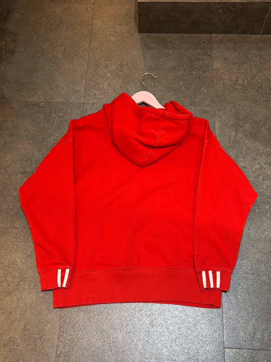 아디다스 후드티 레드 S 상품이미지3