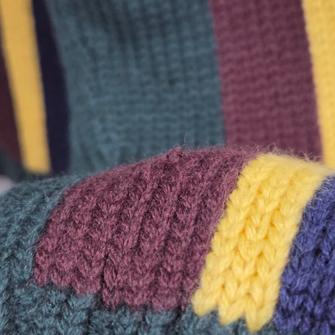 80s 폴로랄프로렌 에스에치 쉐이커 울 브이넥 니트 90 상품이미지7