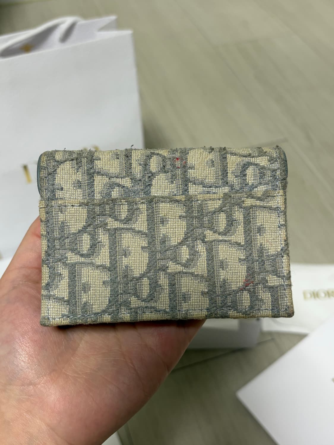 디올 오블리크 새들 지갑 상품이미지2