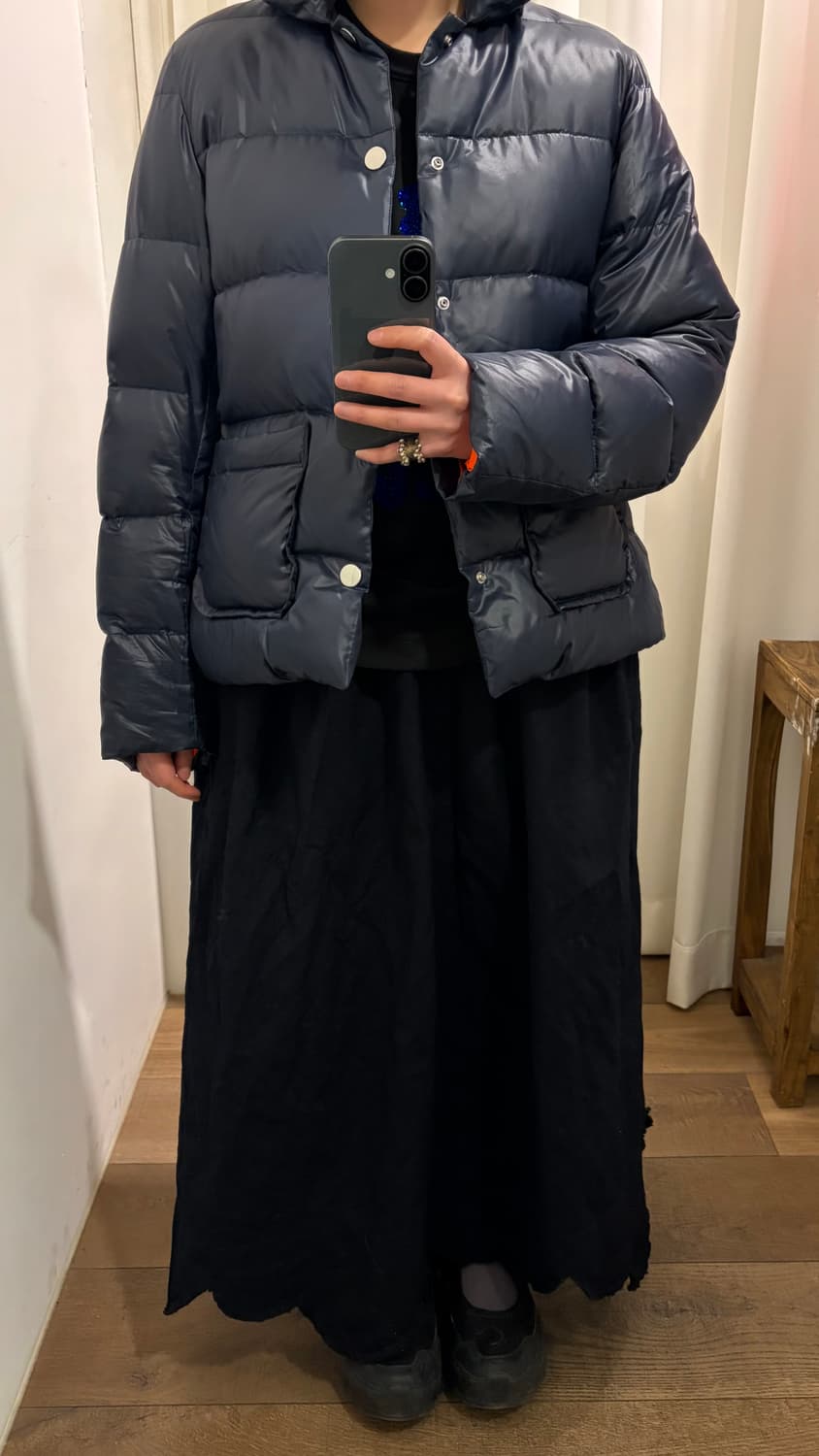 Round Collar Flare Puffer Padding 상품이미지7