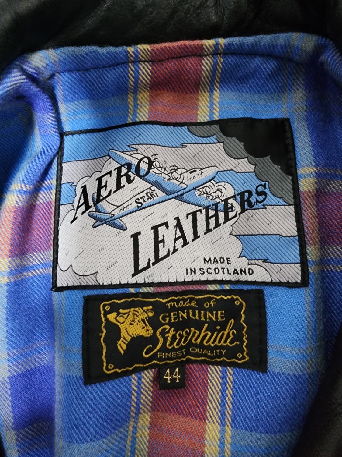 Aero Leathers happy day  스티어하이드 가죽 자켓 상품이미지3