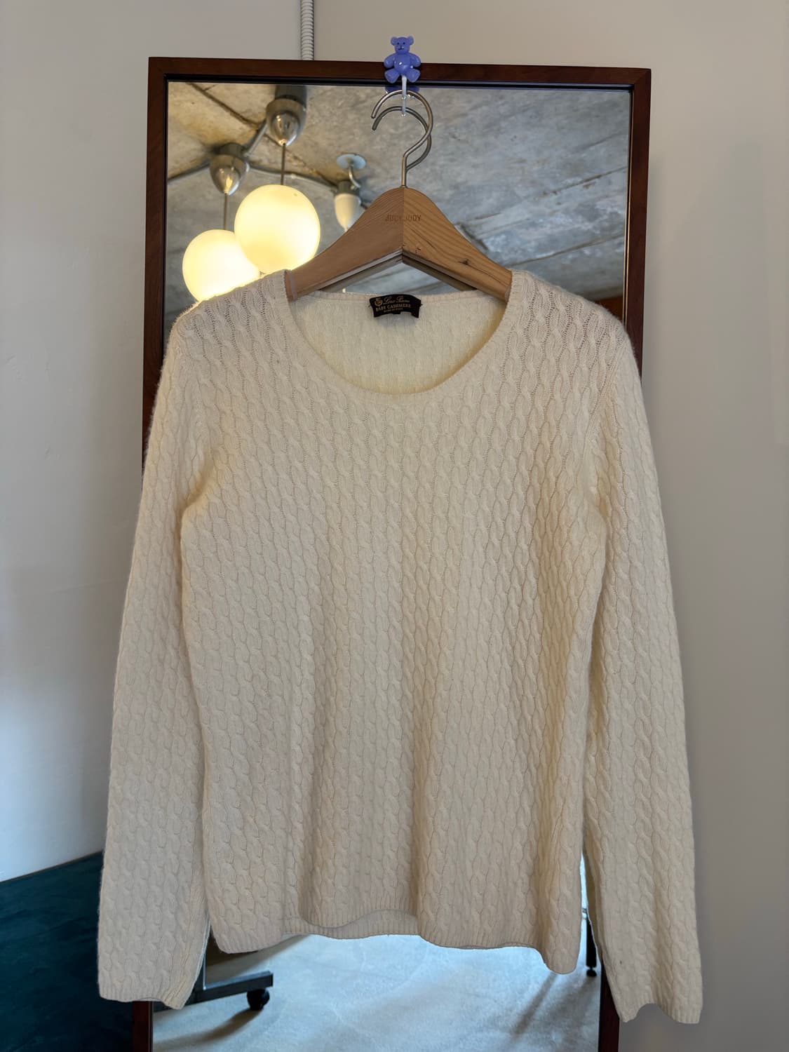 로로피아나 캐시미어 니트 아이보리 상품이미지2