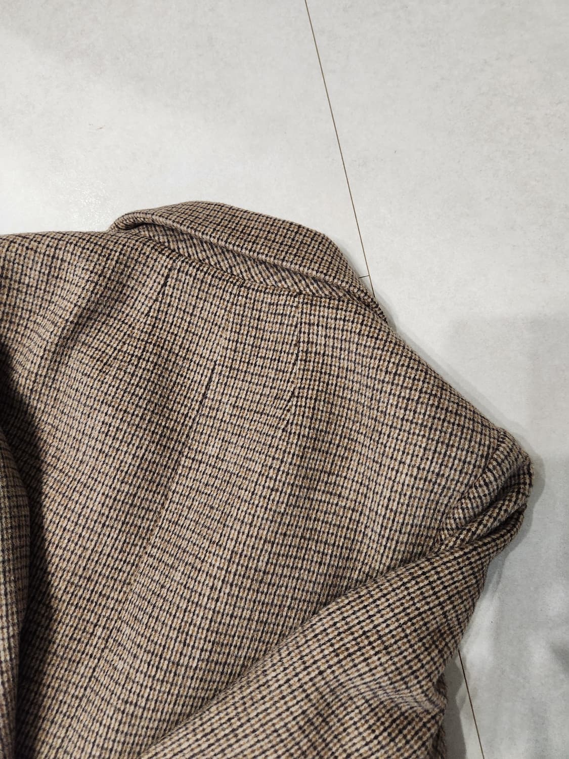 OZOC 더블버튼체크울코트 상품이미지8