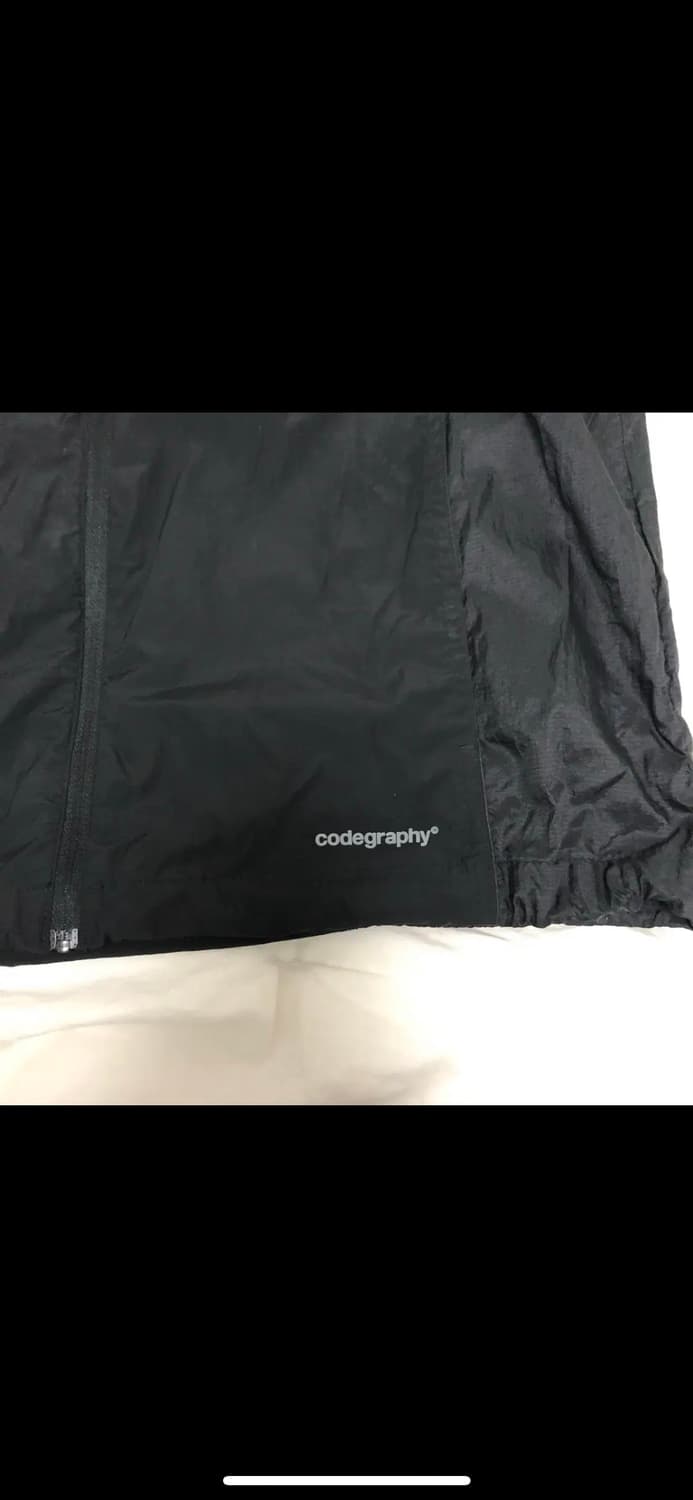 코드그라피 code:graphy 블랙 후드 바람막이 조끼 상품이미지2