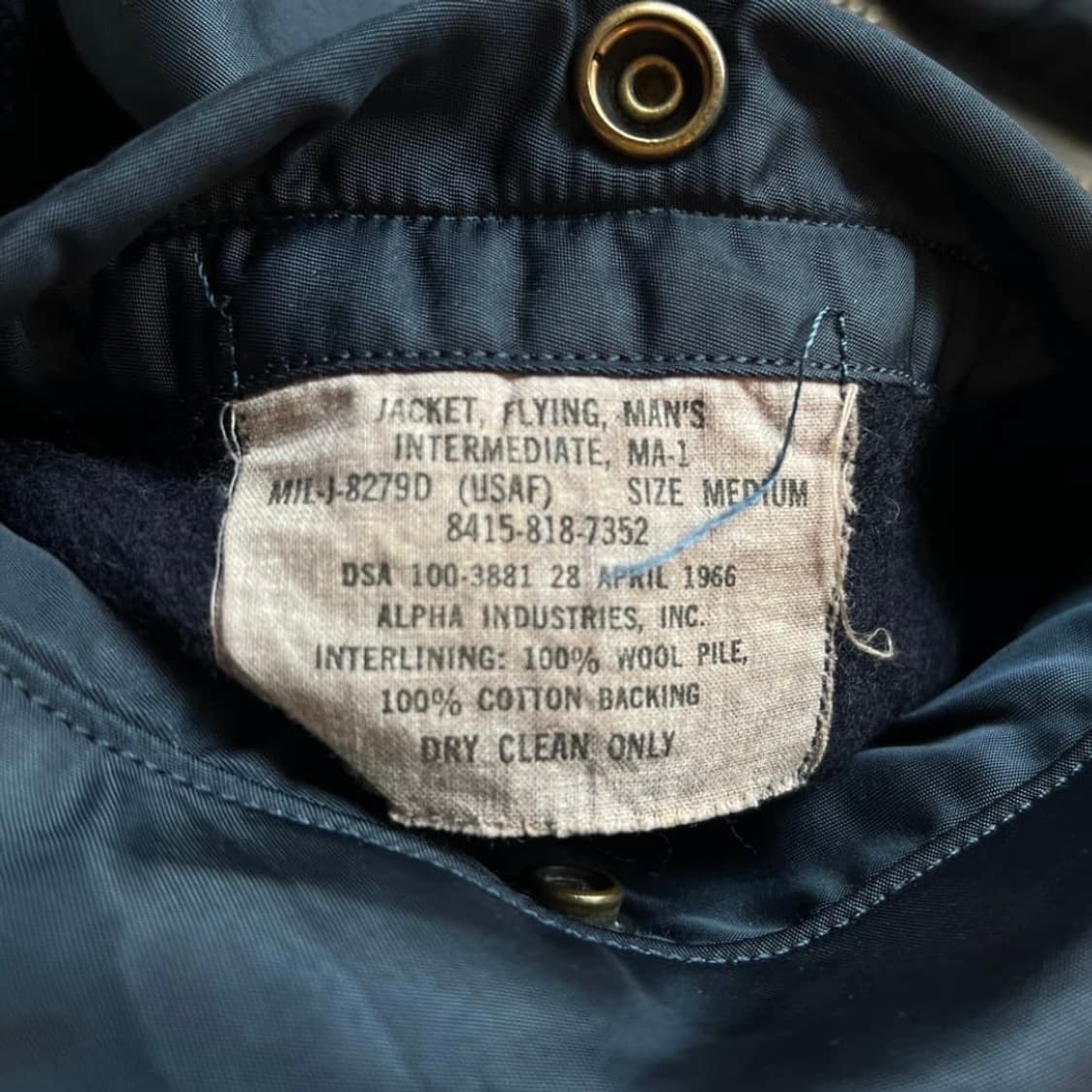 Alpha industries 1966 ma-1 봄버 상품이미지6