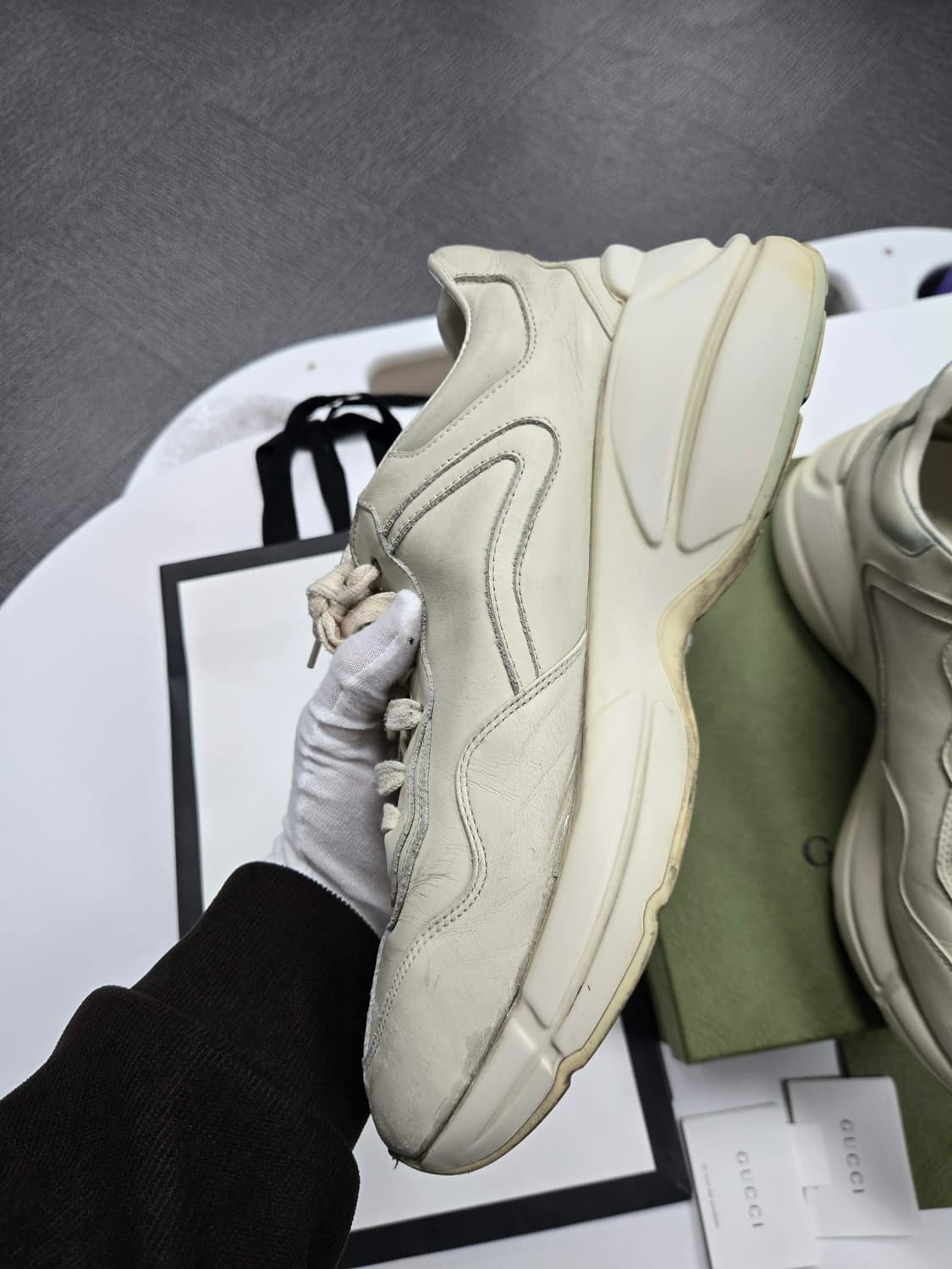 [40%할인] 구찌 라이톤 스니커즈 270사이즈 상품이미지3
