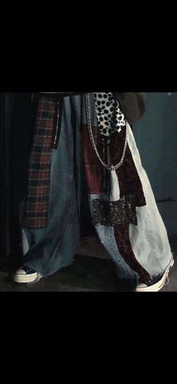 리메이크 데님 팬츠 상품이미지1