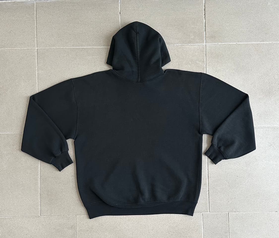 90s 빈티지 러셀 후드 블랙 XL USA 상품이미지2