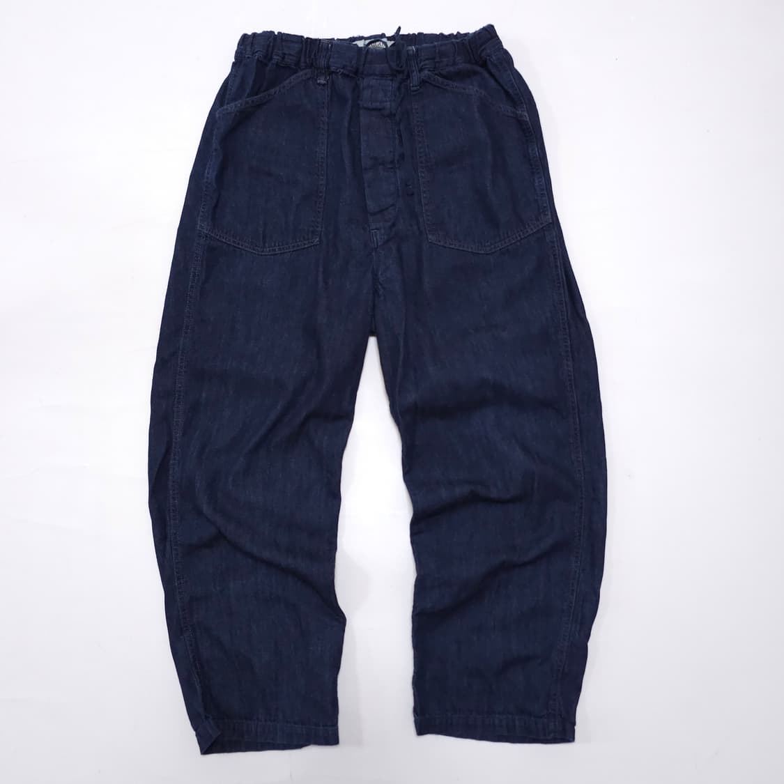 옴니갓 트라우저 밴딩 데님 팬츠 상품이미지1