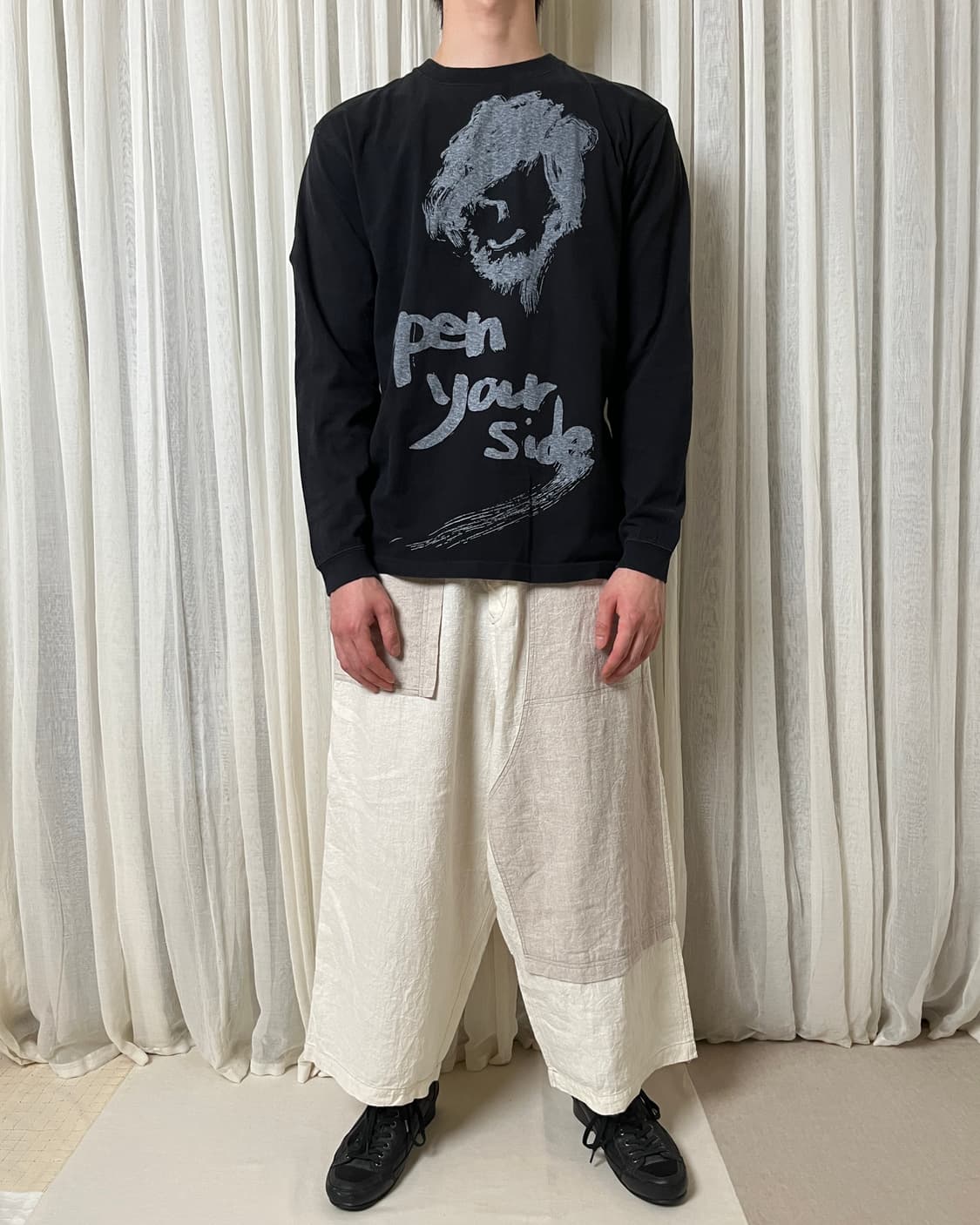 요지야마모토 ground y 그래픽 티셔츠 Yohji yamamoto 상품이미지8
