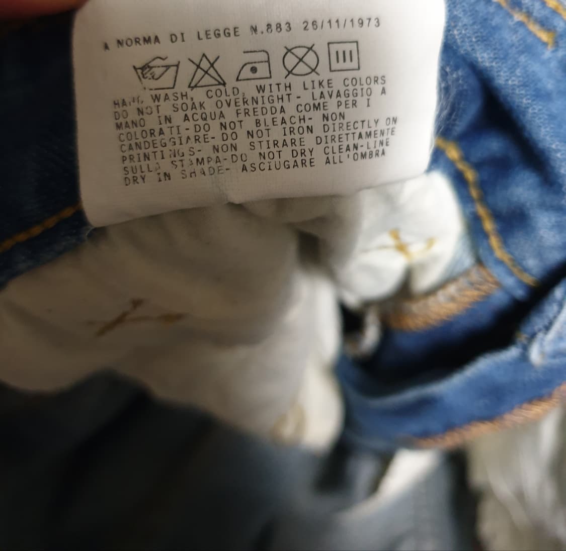 돌체앤가바나 이띠에르SPA 빈티지워싱 데님팬츠 (28) 상품이미지8