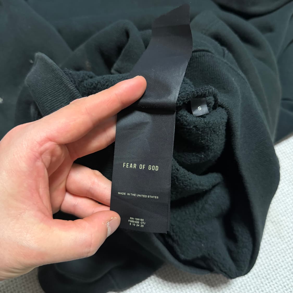 피어 오브 갓 7th 컬렉션 빈티지 후드티 상품이미지5