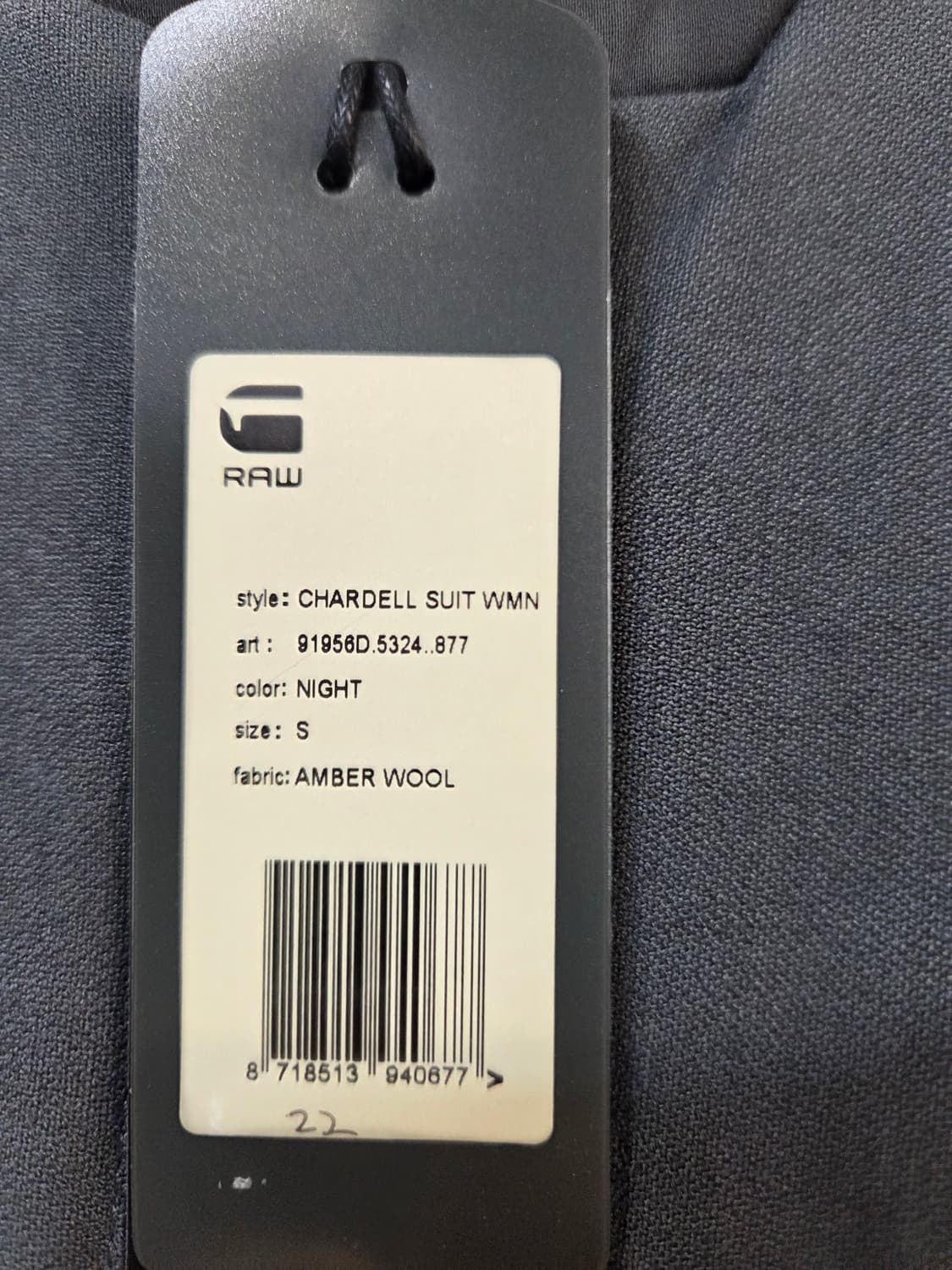 G-STAR 프리미엄 AMBER WOOL 여성 수트 / S 상품이미지8