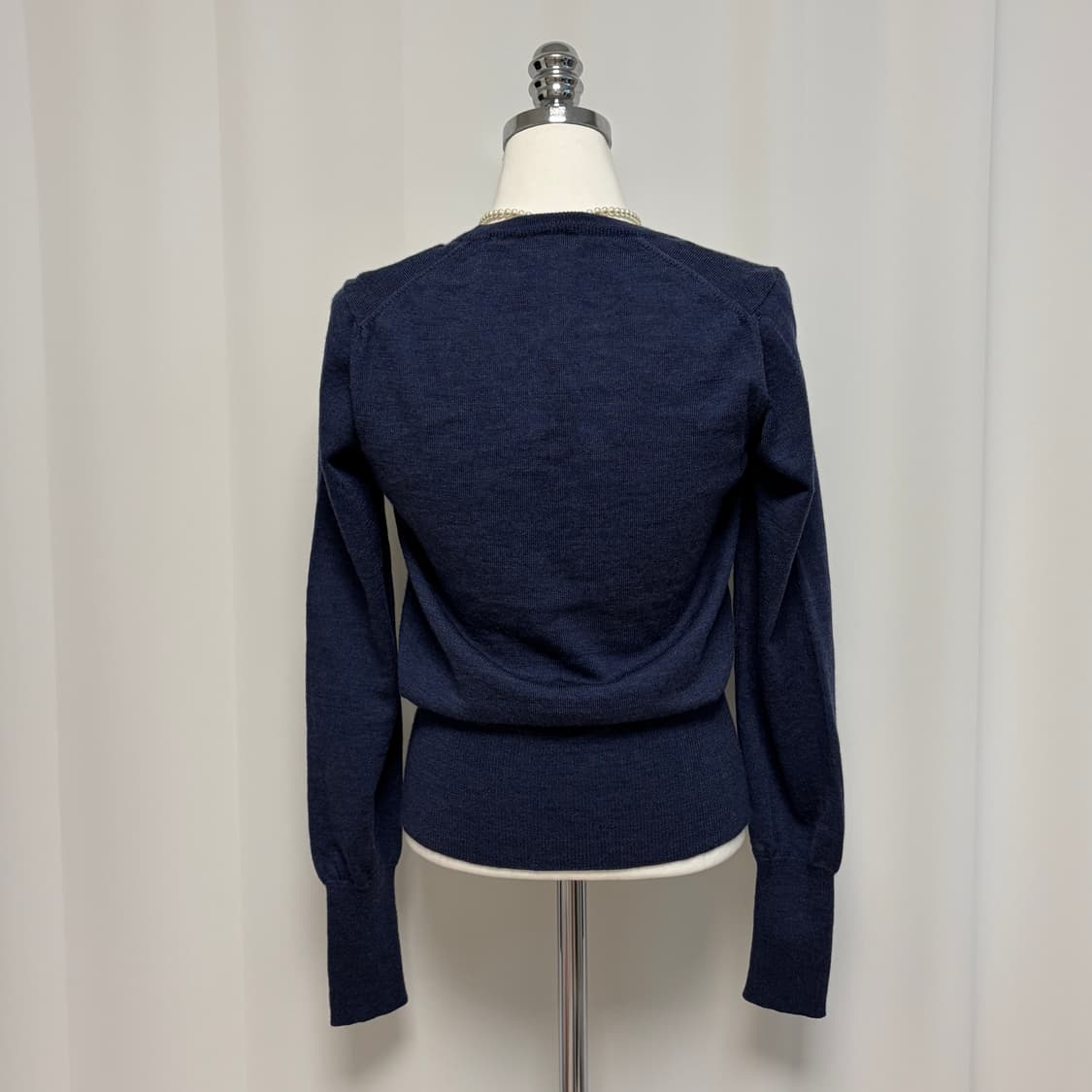 비비안웨스트우드 유넥 울 니트 네이비 상품이미지5