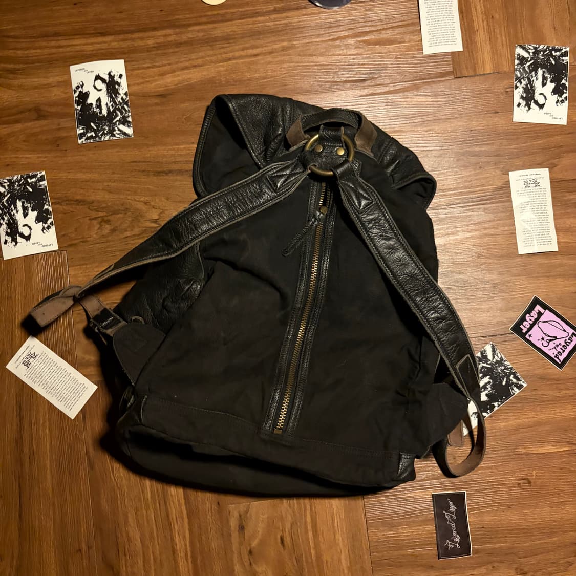 BUCKAROO LEATHER BACK ZIPUP BACKPACK 상품이미지2