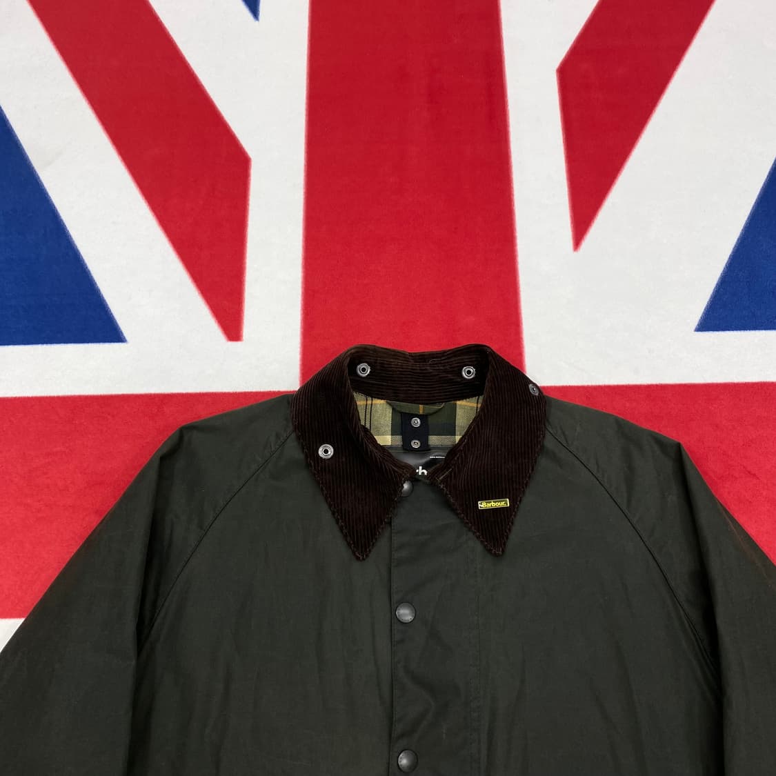 바버 뷰포트 왁스자켓 44 실측 110 상품이미지3