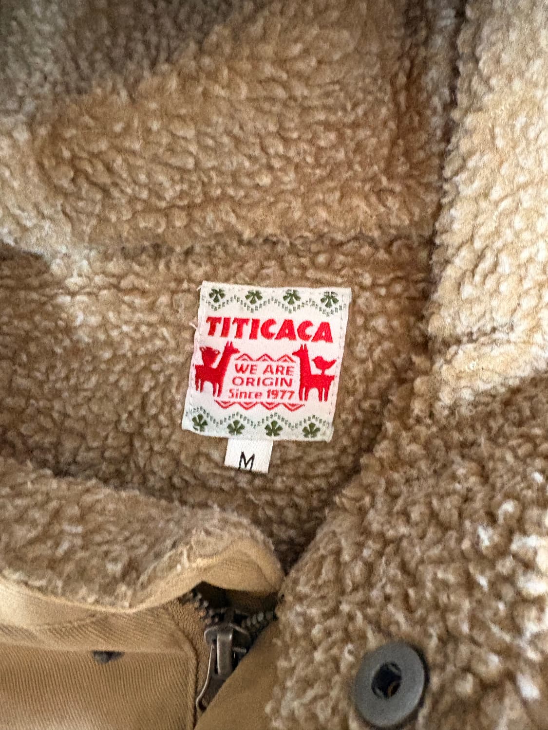 TITICACA 브라운 양털 피쉬테일 야상 자켓 (W) 상품이미지3